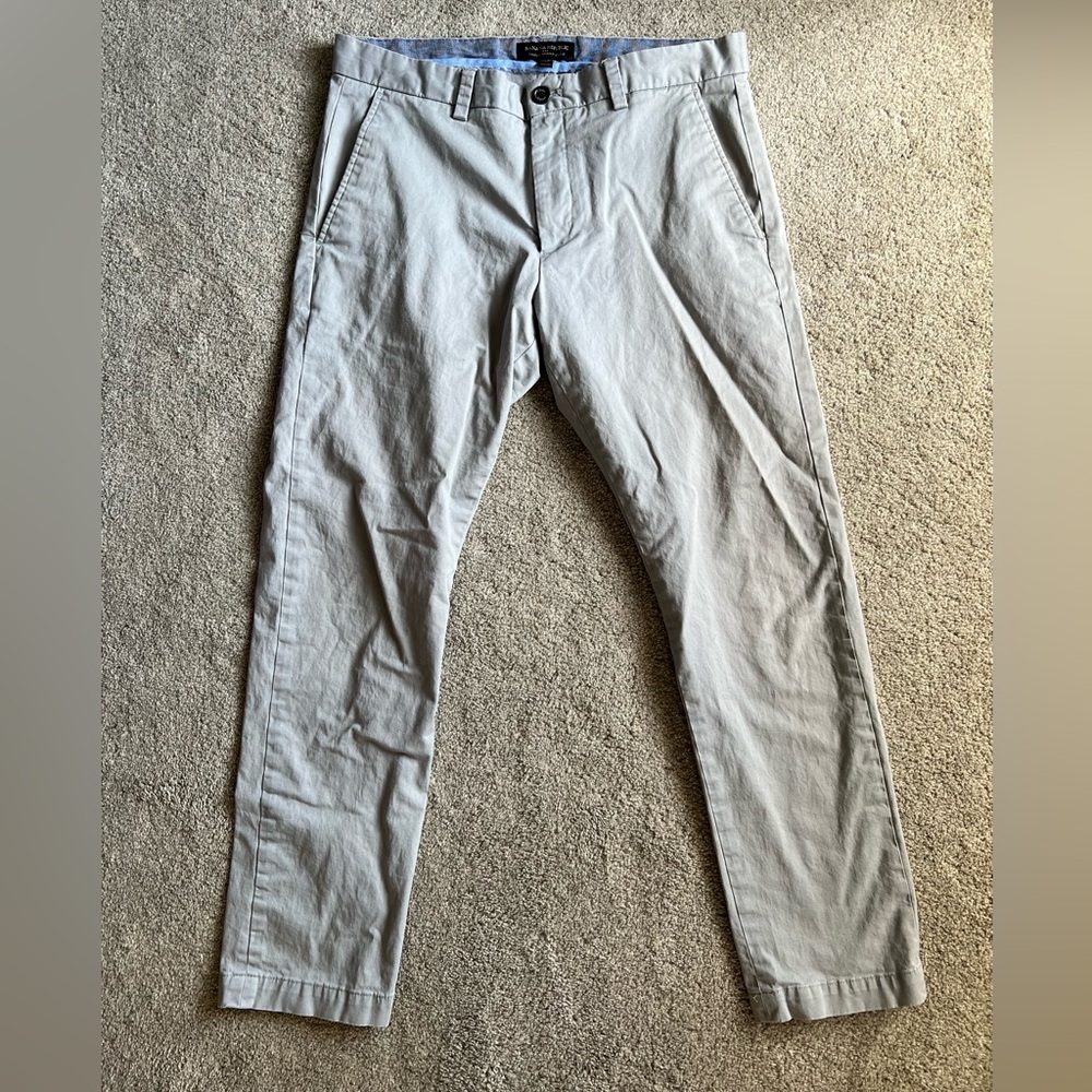 Gray Banana Republic Chinos